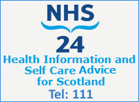NHS24: Health Information and Self Care Advice for Scotland. Telephone: 111