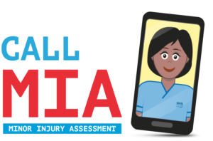 Call Mia: Telephone 111 for Minor Injury Assesssment